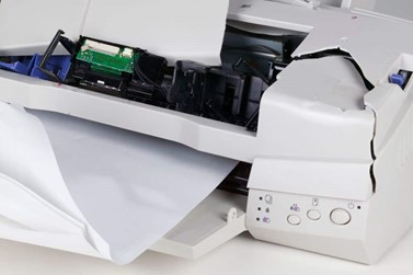 damaged printer