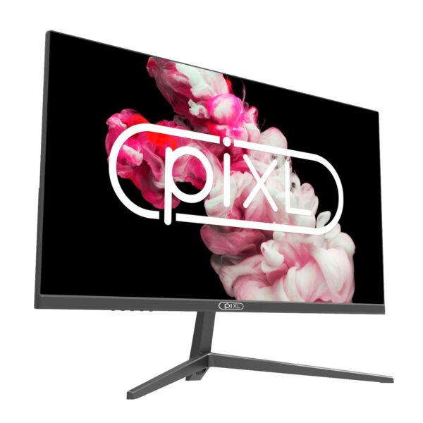 piXL PX27IHD 27 Inch Frameless Monitor, Widescreen IPS LCD Panel, True -to-Life Colours, Full HD 1920x1080, 5ms Response Time, 75Hz Refresh, HDMI, Display Port + Speakers - Image 2