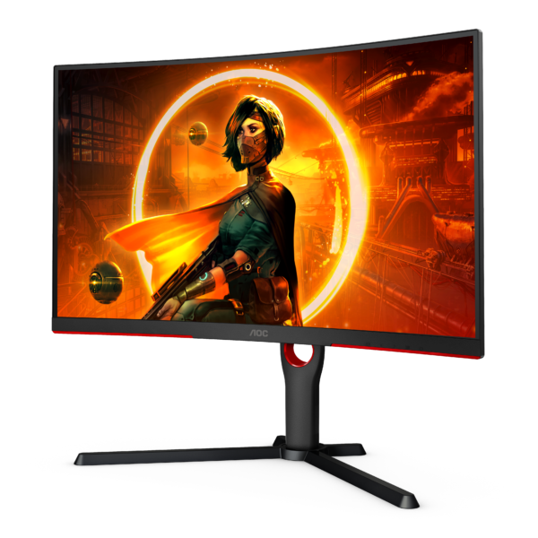AOC curved C27G3U/BK Gaming Monitor                            ( ex demo ) - Image 5