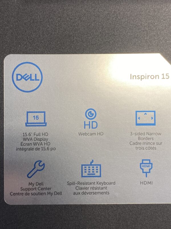 2nd user Dell Vostro  3520      Laptop Intel Core i5 12th Gen  Processor  8gb    250gb ssd  15.6" screen    Black  Laptop  with 6  month  Warranty - Image 2