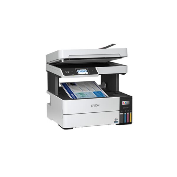 Epson EcoTank ET-5170 Inkjet Printer, Multifunction, A4, Wifi, Ethernet, ADF, Fax, LCD Touchscreen ( Office printer ) - Image 4