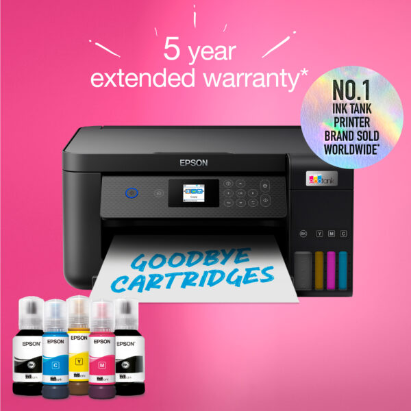 EcoTank ET-2851  A4   ( Print scan copy )  Save up to 90% on the cost of ink* with an EcoTank ink tank printer - Image 10