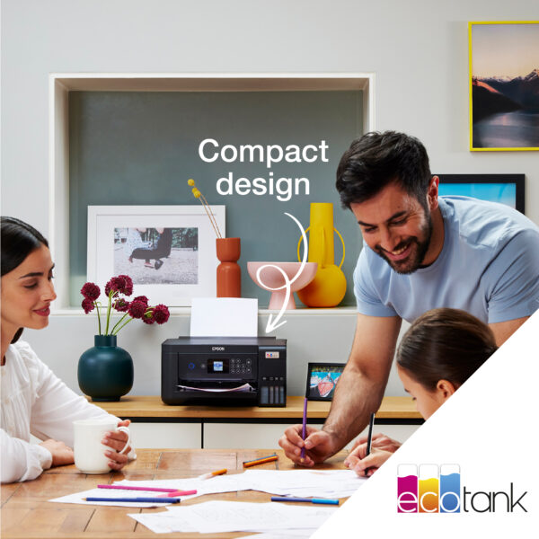 EcoTank ET-2851  A4   ( Print scan copy )  Save up to 90% on the cost of ink* with an EcoTank ink tank printer - Image 12
