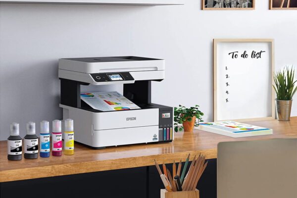 Epson EcoTank ET-5170 Inkjet Printer, Multifunction, A4, Wifi, Ethernet, ADF, Fax, LCD Touchscreen ( Office printer ) - Image 8