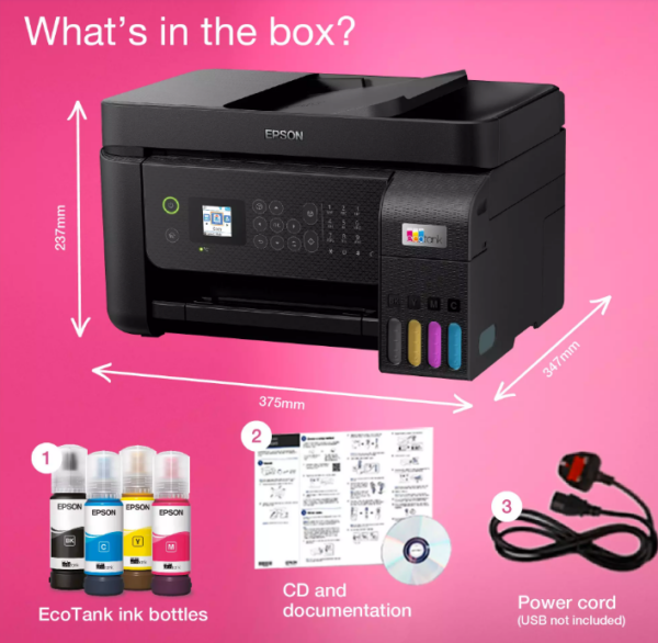EcoTank ET-4800  A4   ( Print scan copy )  Print  scan copy  + Auto Sheet feeder - Image 22