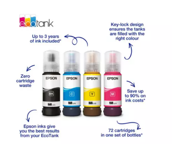 EcoTank ET-4800  A4   ( Print scan copy )  Print  scan copy  + Auto Sheet feeder - Image 19