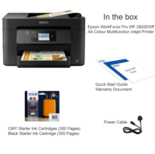 Workforce Pro WF-3820DWF Wireless All-In-One Inkjet - Image 10