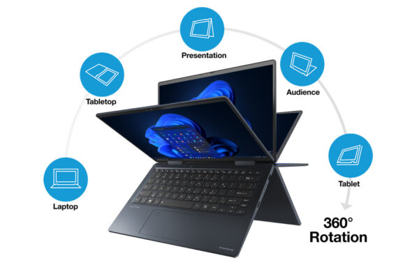 Dynabook Portege X30W-J-10X   laptop  Intel Core i5 11th Gen  Processor  16gb  256GB  13.3" Touchscreen  ( Flip ) Windows 11 Pro     LIGHT MODEL LESS THAN 1 KG - Image 2