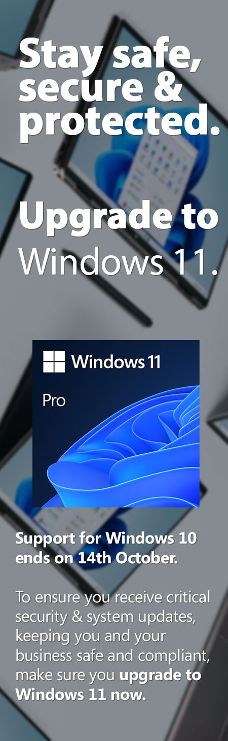 Windows 10 end of life banners
