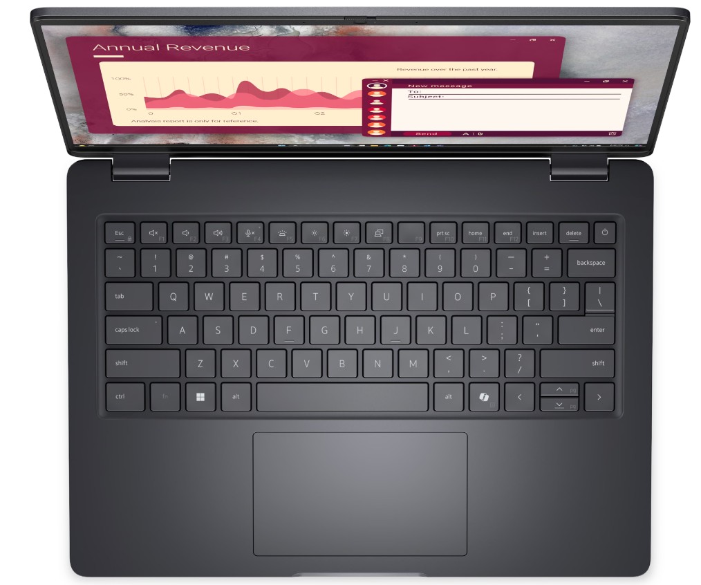 DELL Pro 14 PC14250 Intel Core 5 120U Laptop 14" Screen 35.6 Cm Full HD+ 8 GB DDR5-SDRAM 512 GB SSD Wi-Fi 6E (802.11ax) Windows 11 Pro