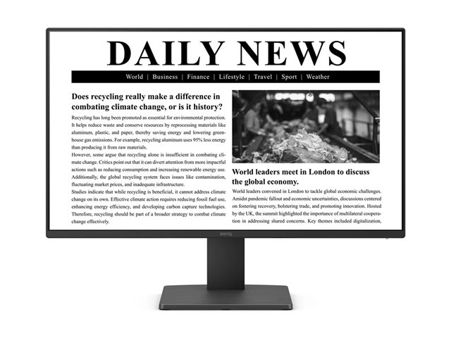 BENQ 27" Monitor GW2791 27" Full HD IPS Monitor, DisplayPort HDMI - Image 2