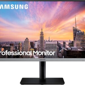 Samsung 24" Pro Series LS24R650FDU ( Ultra-thin bezel for business users) Height adjustable tilt, swivel, and pivot (rotation)