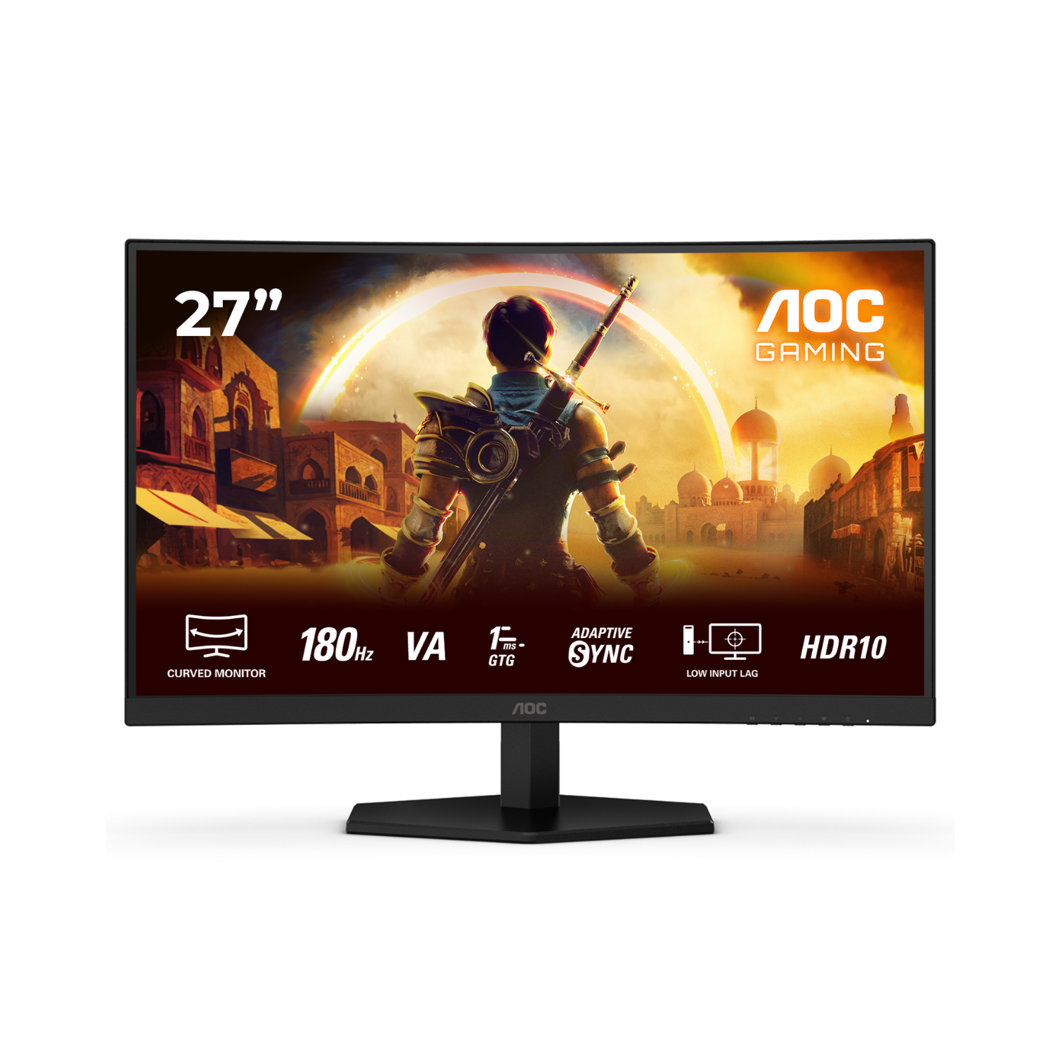 AOC G4 C27G42E 27" VA Full HD Curved Gaming Monitor Curved screen - Image 2