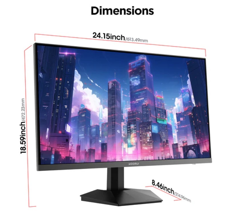 KOORUI G2721P 27-inch IPS QHD 200Hz Budget Gaming Monitor - Image 9