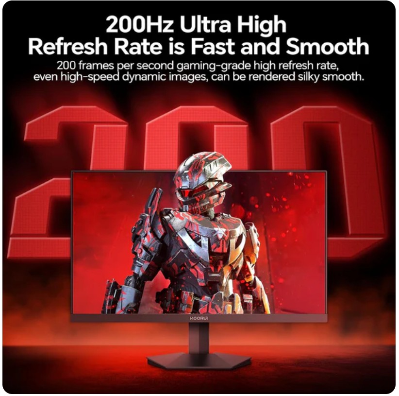 KOORUI G2411P 24-inch IPS FHD 200Hz Budget Gaming Monitor - Image 14