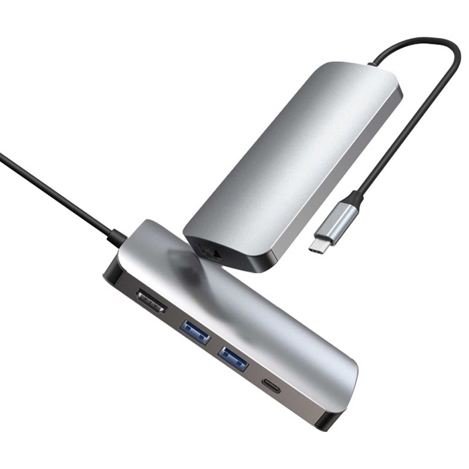Prevo C501R 4-In-1 USB-C Networking Hub Docking Station with RJ-45 Gigabit Ethernet, 60W Passthrough, USB-A USB 3.0, 4K HDMI for PC, Laptop, Tablet - Windows & Mac iOS Compatible - Image 3