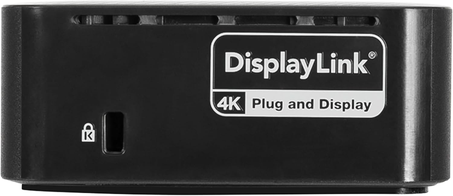 Used with warranty Targus USB-C Docking Station, Universal USB-C DV4K, Dual Monitor, HDMI, 100W Power Delivery - Black (DOCK182EUZ) - Image 4